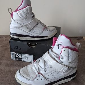 Jordan flight 45 high girls sneakers